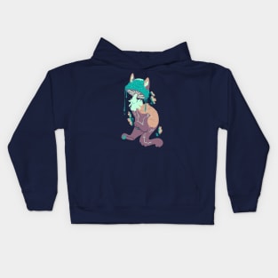 Inky kitty Kids Hoodie